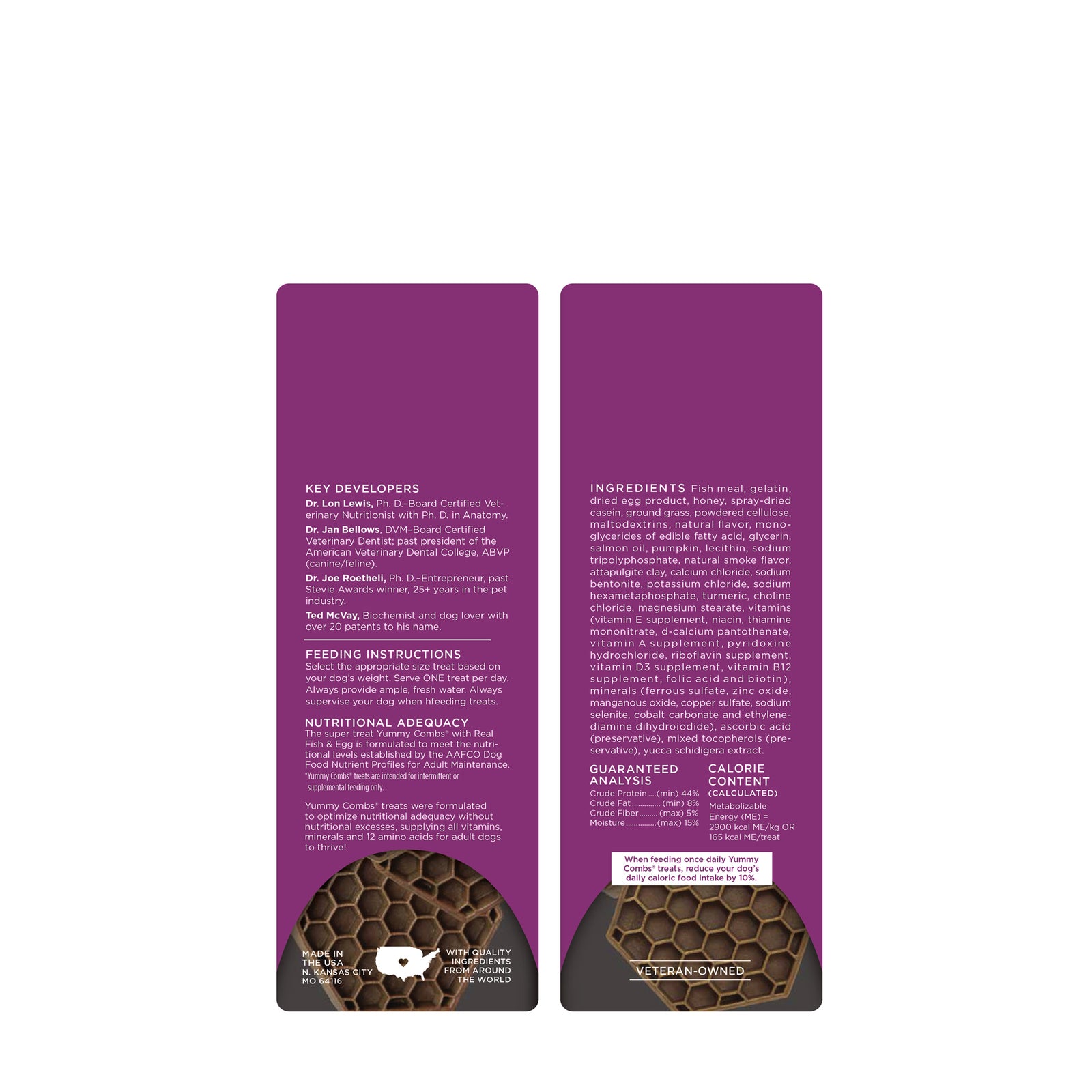 Yummy Combs 12oz Bag Fish & Egg