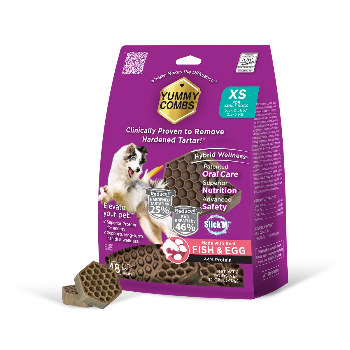 Extra Small 12oz Bag Fish & Egg Yummy Combs