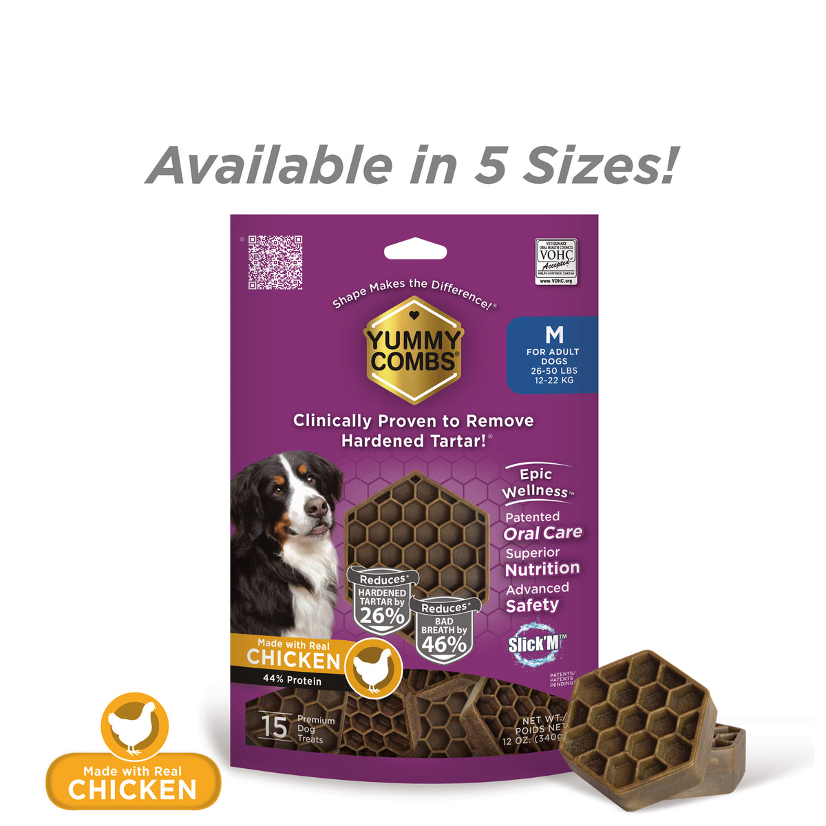 Yummy Combs 12oz Bag Chicken