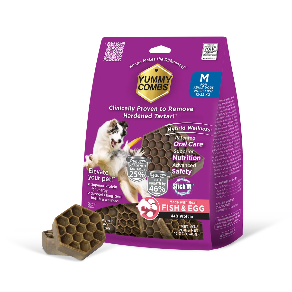 Yummy Combs 12oz Bag Fish &amp; Egg