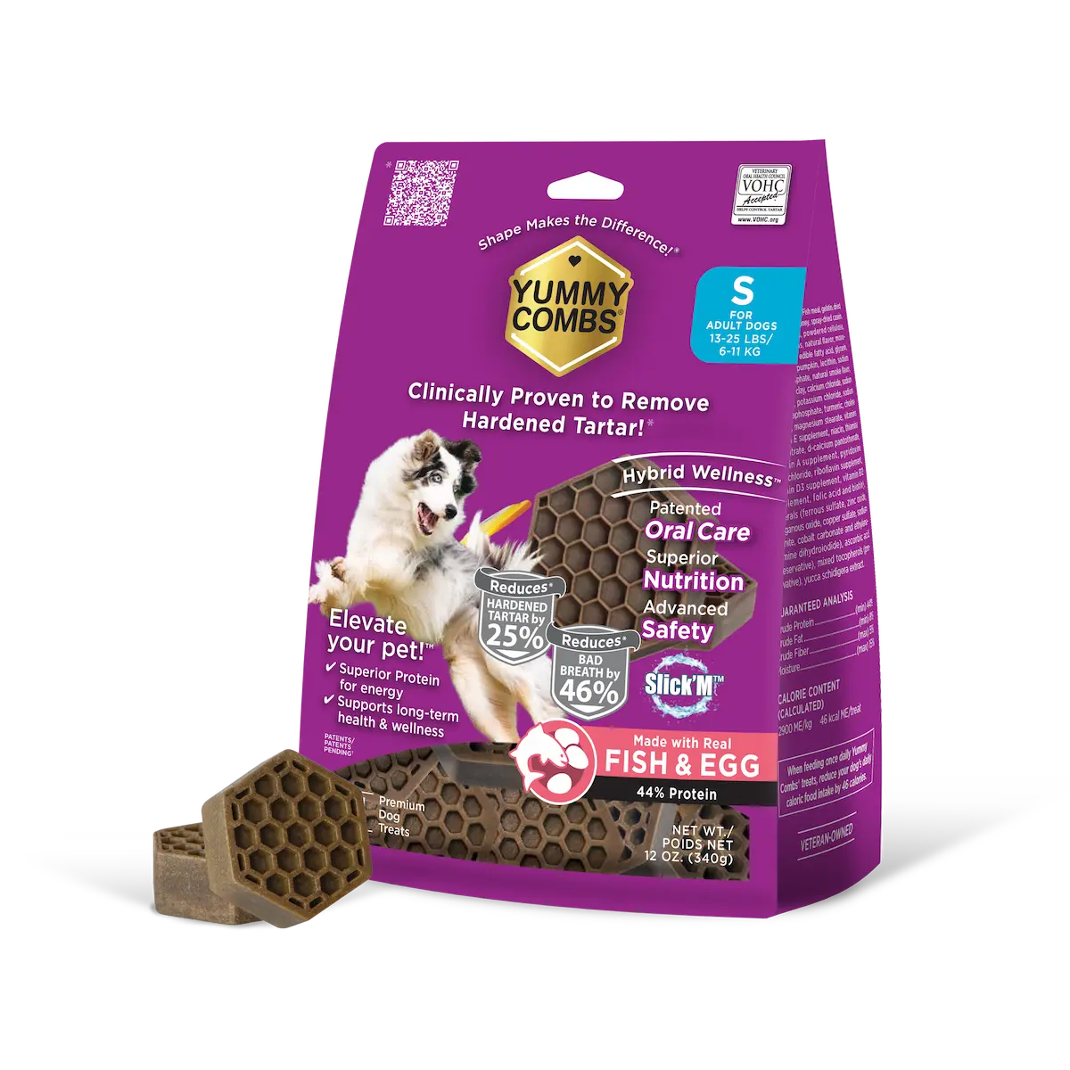 Yummy Combs 12oz Bag Fish &amp; Egg