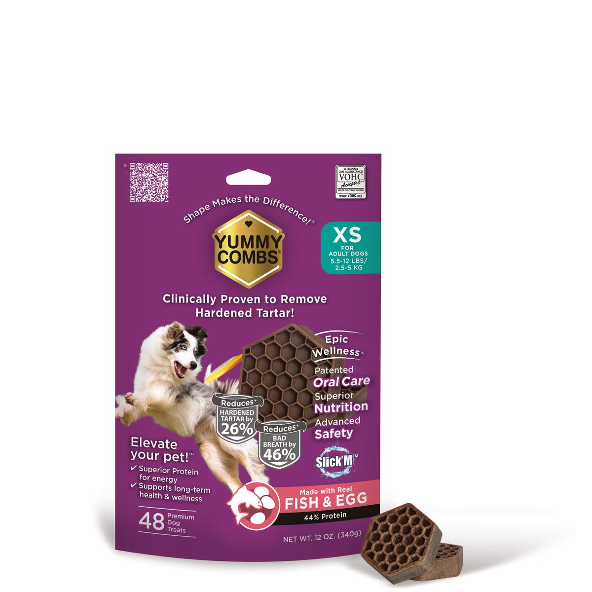 Yummy Combs 12oz Bag Fish & Egg