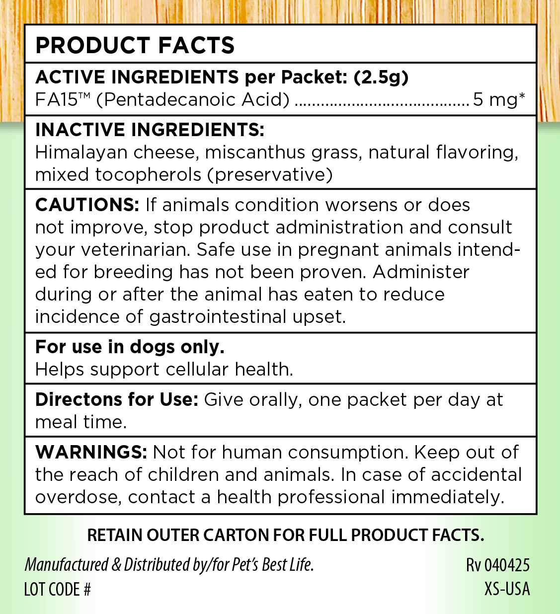Longevity15 30-Packets