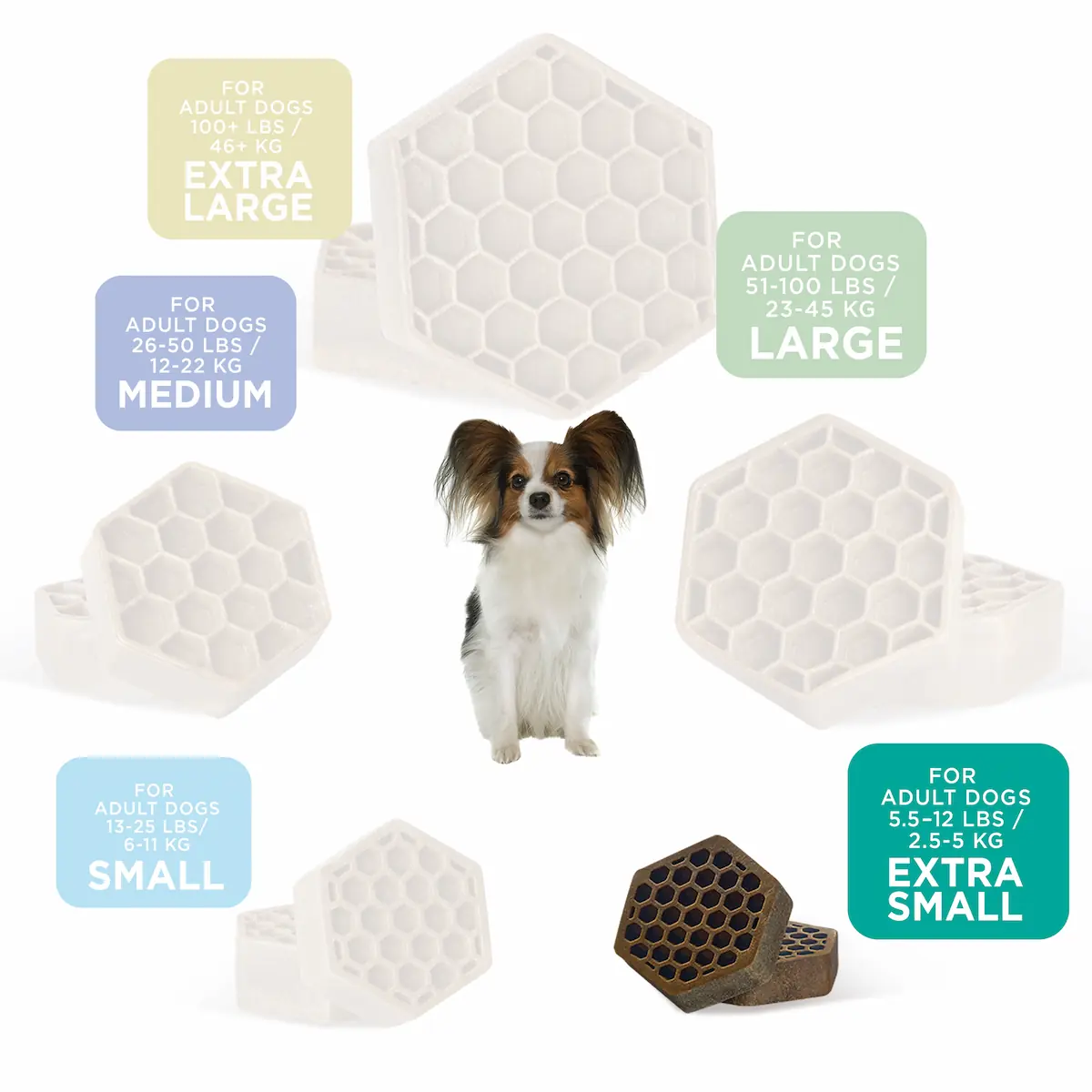 Extra Small 12oz Bag Fish & Egg Yummy Combs