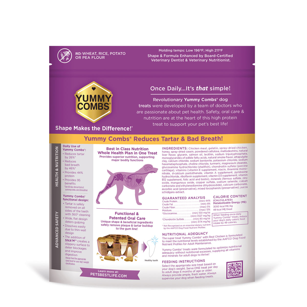 Yummy Combs 24oz Bag Chicken