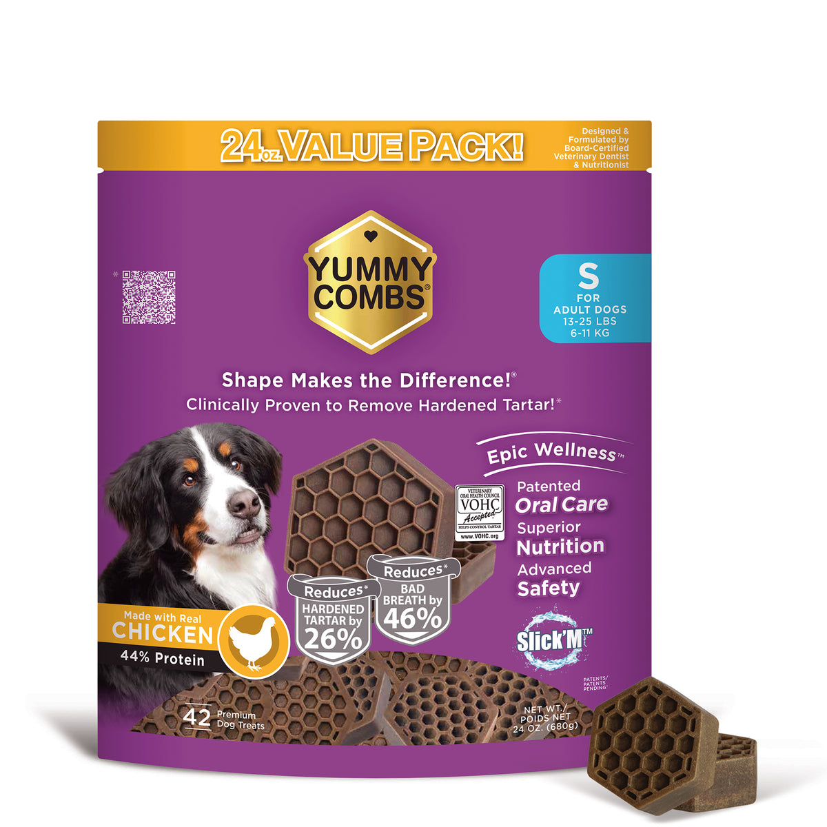 Yummy Combs 24oz Bag Chicken