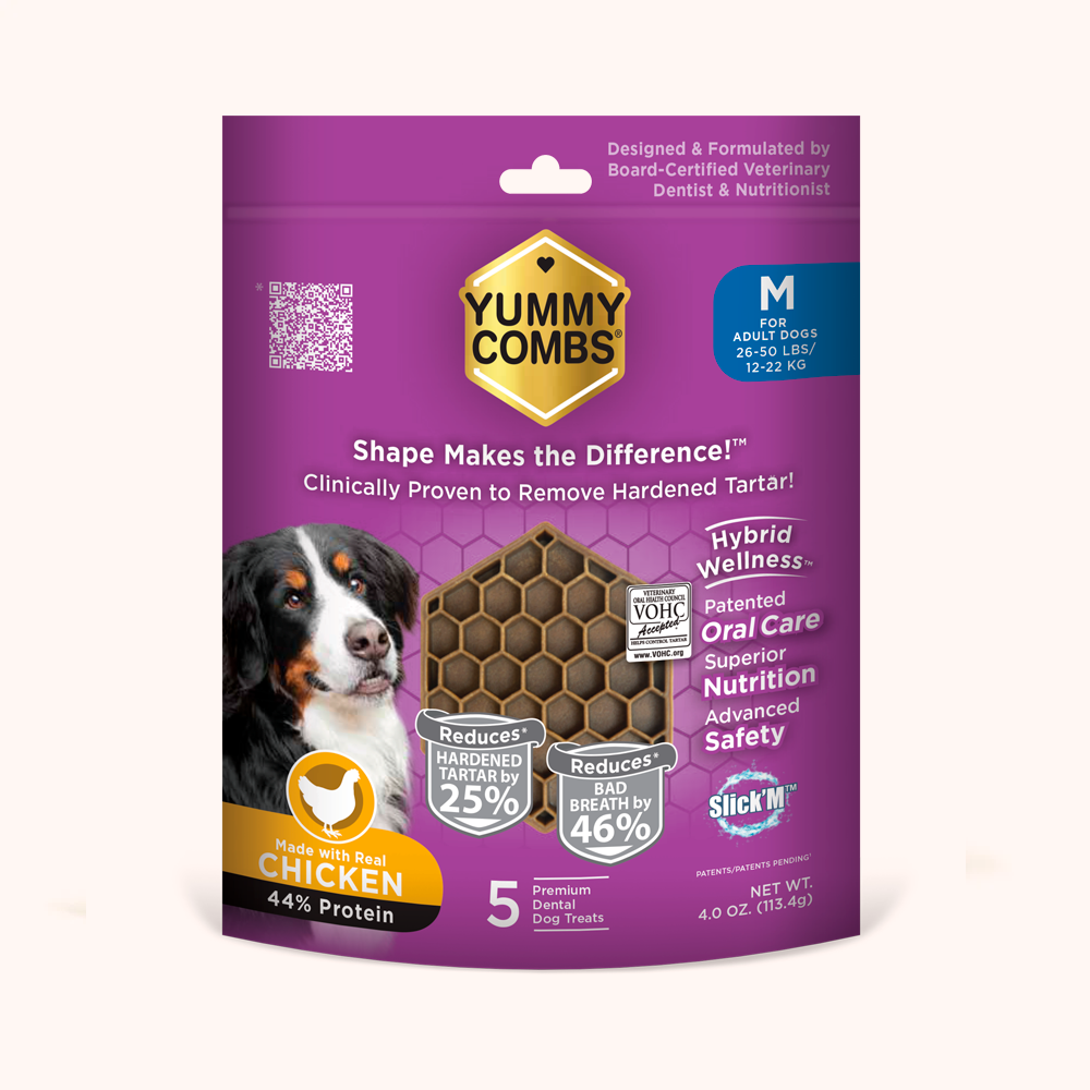 Medium 4oz Bag Chicken Yummy Combs
