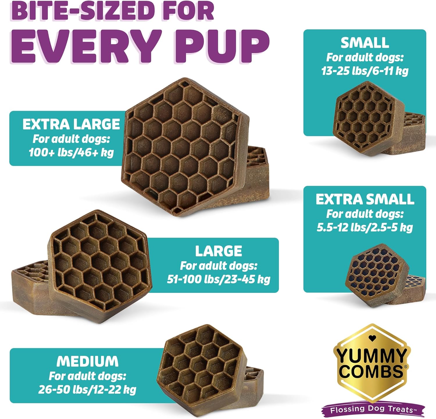 Yummy Combs 12oz Bag Fish & Egg