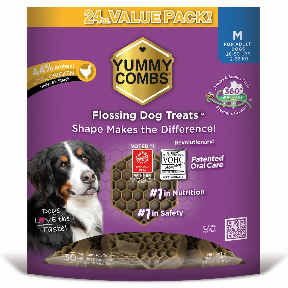 Yummy Combs 24oz Bag Chicken