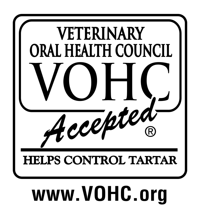 Veterinary Oral Health Council (VOHC) Accepted. Helps Control Tartar