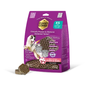 Size Extra Small 12oz Bag Fish & Egg Yummy Combs