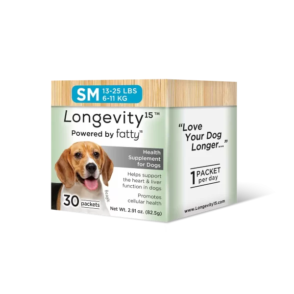 Longevity15 Small Health Supplement for Dogs - 90-Day Starter Kit